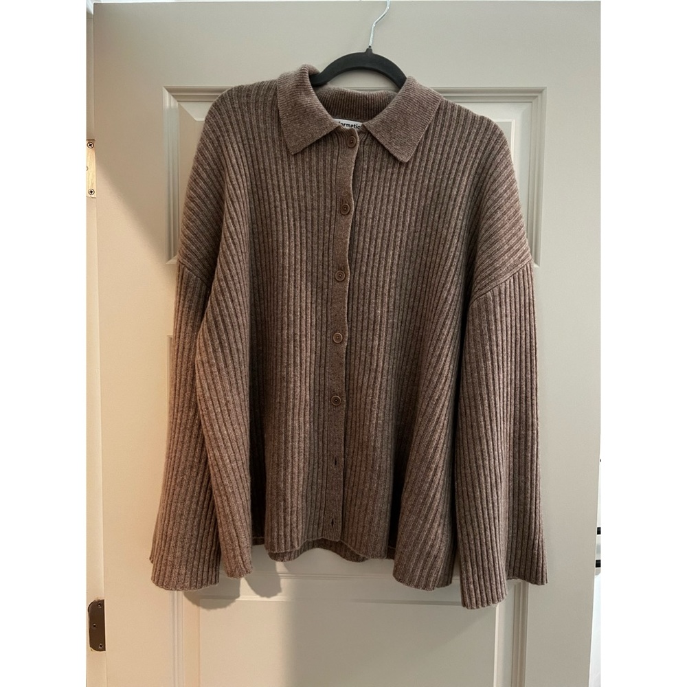 Reformation - Fantino Cashmere Collared Cardigan